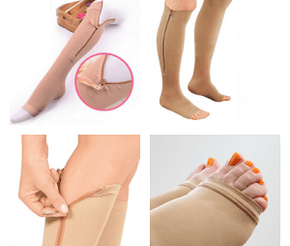 Varicose vein compression therapy